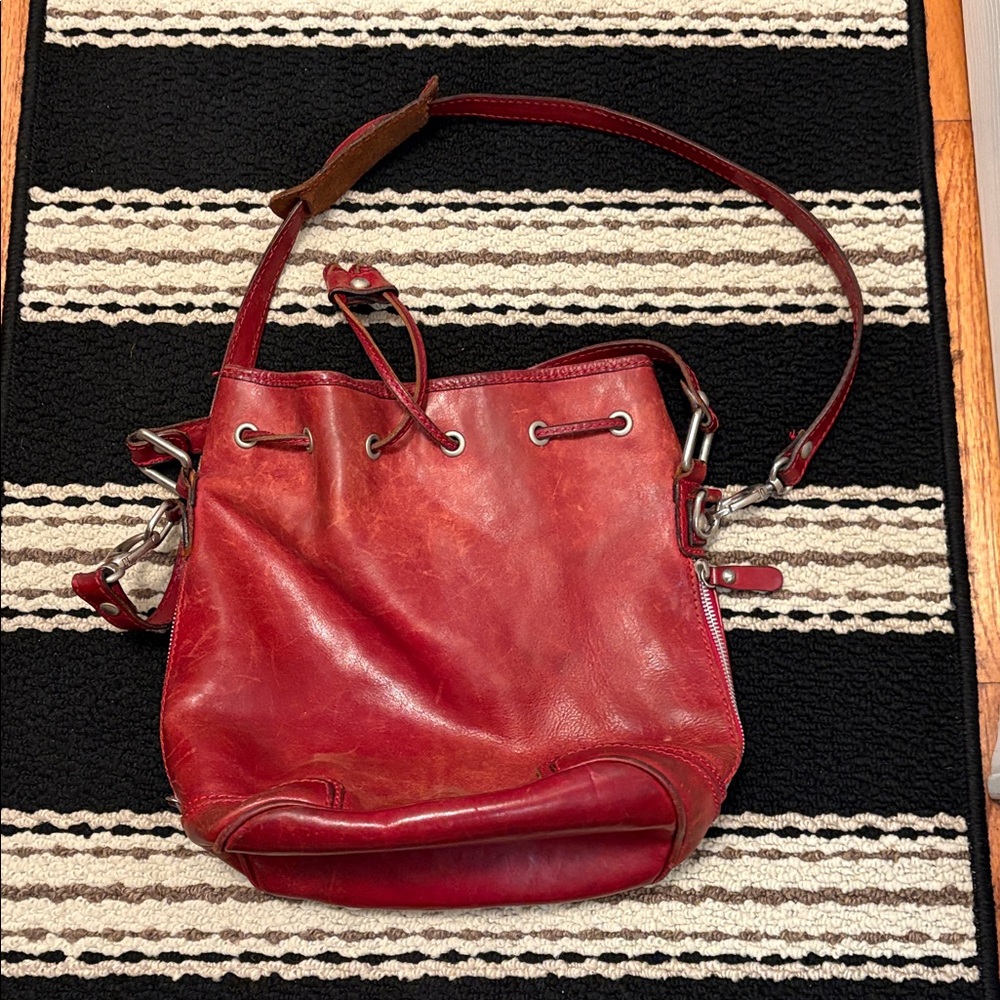 Floto Leather Satchel crossbody bag